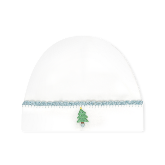 Park White Knit Hat With Tree