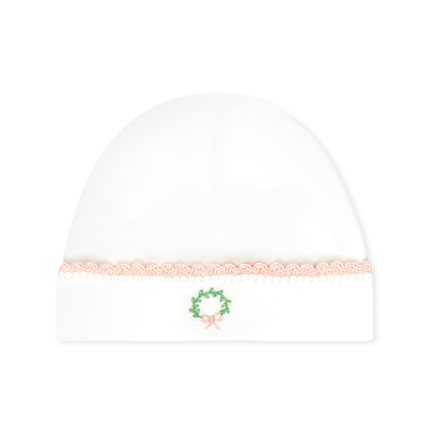 Park White Knit Hat With Wreath